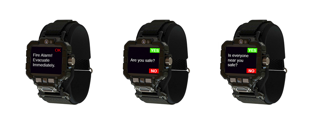 connected miner smart watch